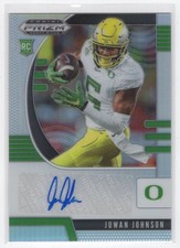 #204 2020 Prizm Draft Picks Prizms Autographs Juwan Johnson RC Auto Oregon Ducks