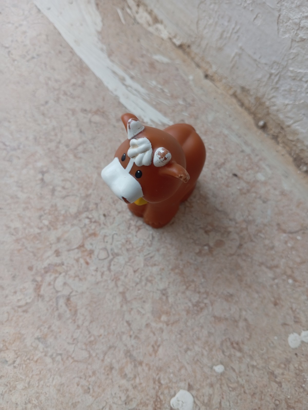 Fisher-Price Little People Brown Cow Farm Animal Figure Replacement Toy thumbnail 2