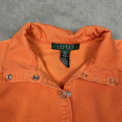 Vintage Ralph Lauren Sweater Women's Small Sweatshirt Pullover 1/4 Snap Rib EUC - Picture 6 of 12