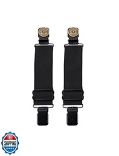 GARGOYLE BELLS Adjustable Boot Clips for Motorcycle, Black Boot Straps Elasti