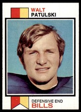 1973 Topps Football Cards Walt Patulski Rookie Buffalo Bills #293