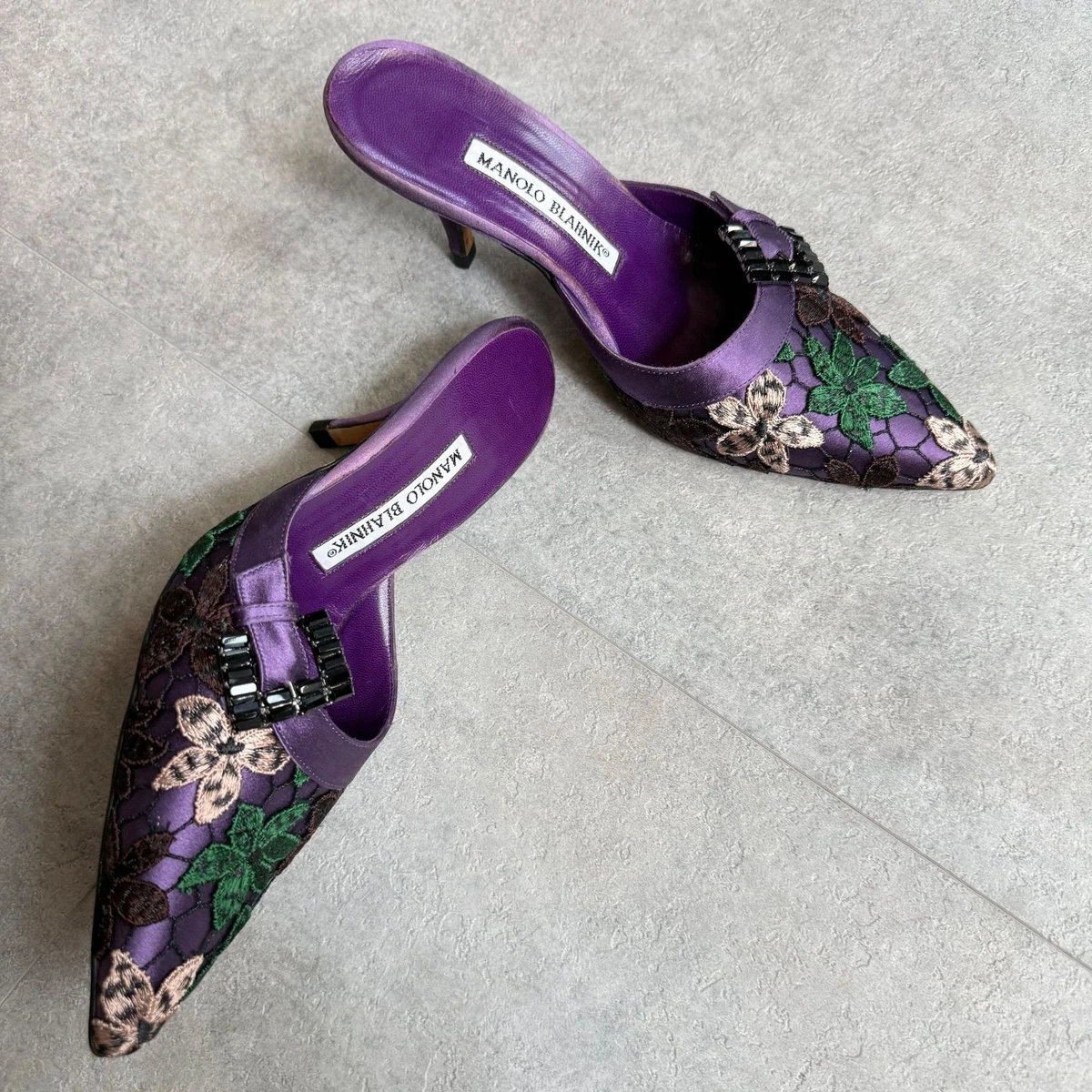 Manolo Blahnik Purple Heels for Women for sale - eBay