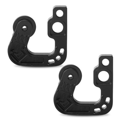 2Pcs DA97-12625A Refrigerator Auto Close Lever Assembly 2 Pieces, Black