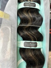 Bobbi Boss indi remi ocean wave Human Hair Extension 14” Inches Color 1B/27