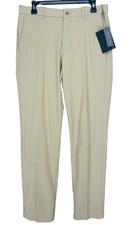 Michael Kors Dress Pants Mens 32x32 Beige Classic Fit Bedford Performance