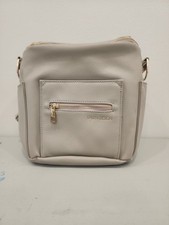 Fawn Design The Original Grey Baby Diaper Bag Vegan Leather Backpack