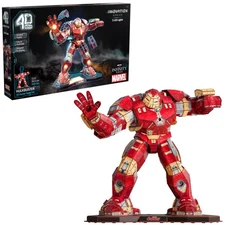 4D Build, Marvel Hulkbuster 3D Model Kit with LED Lights, Innovation Series, ...