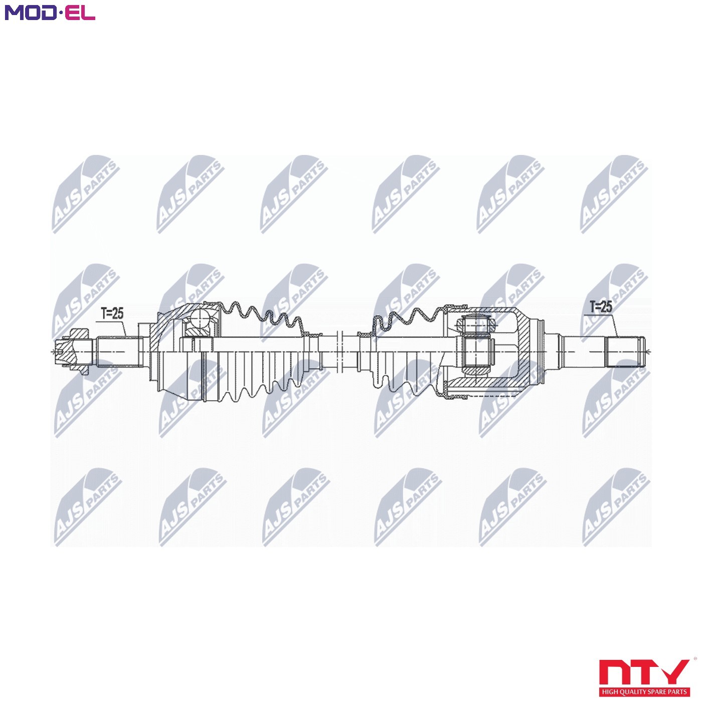 Fits NTY NPW-FT-049 DRIVESHAFT - Image 9