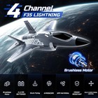 F35 4 Channel Brushless RC Plane for Adults Remote Control Airplane EDF Fight...