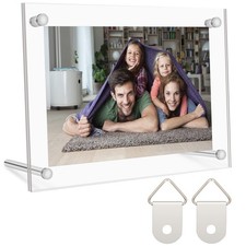 Picture Frame 8x10, Clear Acrylic Double Sided Photo Frames, Plastic Acrylic ...