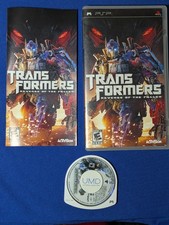 790: Transformers: Revenge of the Fallen Sony PlayStation Portable PSP Game CIB.