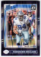 2024 Donruss Optic Purple Shock Marshawn Kneeland #274 Dallas Cowboys
