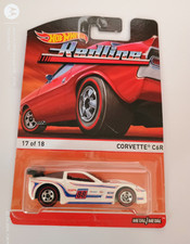 Hot Wheels Corvette C6R Chevrolet 1:64 Diecast White/Blue/Red