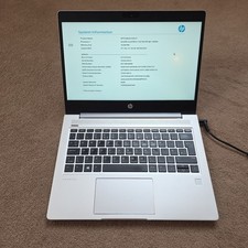 HP ProBook 430 G7 13.3" Laptop Intel i5-10210U 16GB RAM Win 10 Reset - Silver