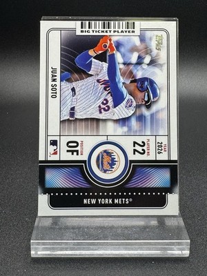 その他 JUAN SOTO 2026 Topps Series 1 Big Ticket Player Juan Soto New York Mets BTP