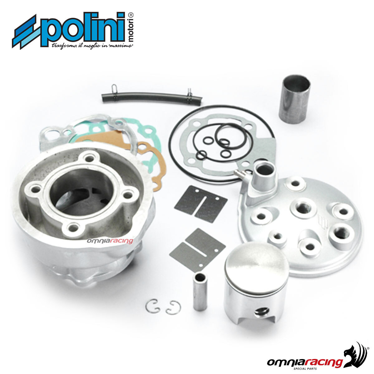 Polini 80cc aluminum cylinder kit for Sherco HRD50 enduro