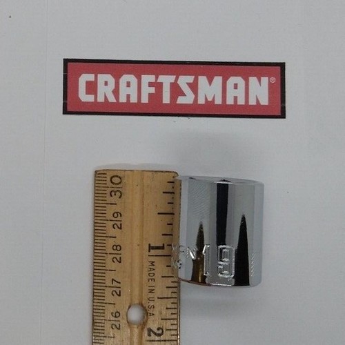 Craftsman 3/8" Drive Metric 6 Point Shallow Sockets Series CMMT You Choose Size - Picture 68 of 71