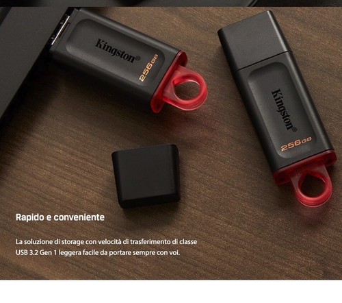 PenDrive KINGSTON 32 GB 64 GB 128 GB Chiavetta USB 3.2 GEN 1 Memoria EXODIA DTX - Photo 6/11