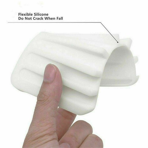 Silicone Soap Dish Holder Bathroom Soapbox Plate Tray Drain Jewelery Holder Wash - Picture 4 of 8