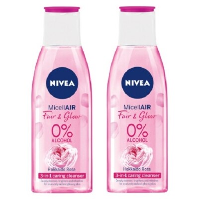 Nivea Hokkaido Fair & Glow Micellar Water 200ml x 2