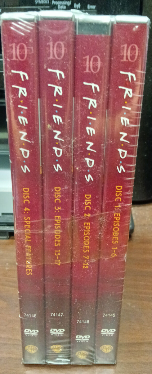 Friends Season 10 (DVD, 2003, 4-Disc Set, In Rental Boxes) NEW | eBay