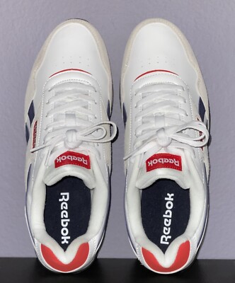 Classic Nylon Reebok s   Suede /White /Flash Red /Vector navy