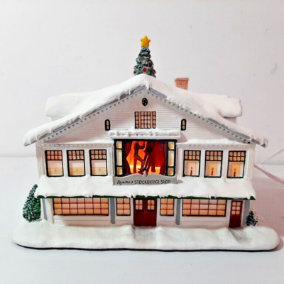 Norman rockwell christmas village set