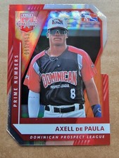 Axell De Paula 2021 Panini Elite Extra Edition Prime Numbers Die-Cut 081/119