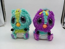 Lot Of 2 Hatchimals Plush Toys. Moves And Sounds/Works.