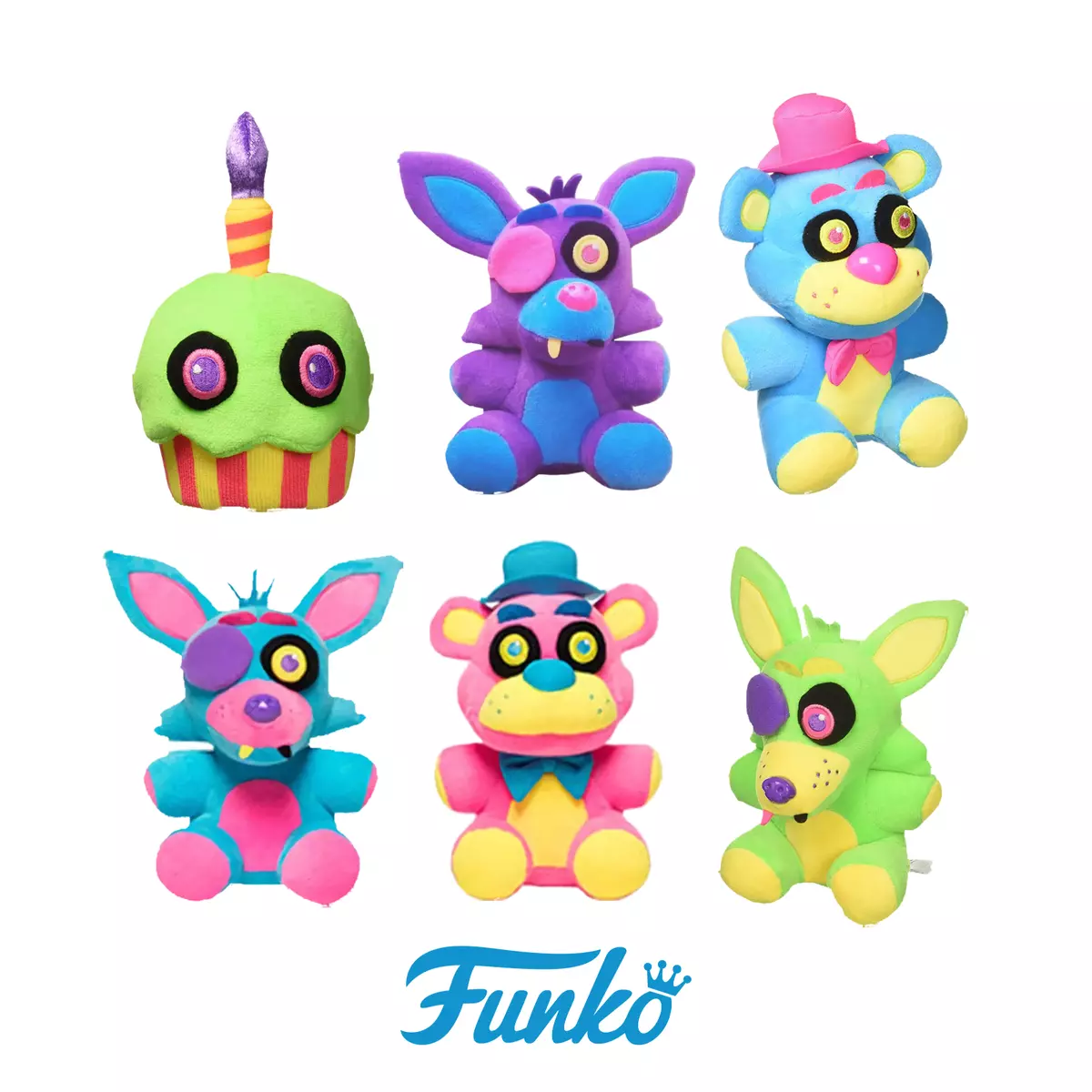 Funko Plush: Five Nights at Freddy's - Foxy Blue Blacklight