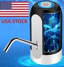 Water bottle Pump Electric Switch  5 gallon USB Jug Automatic Dispenser BLACK 