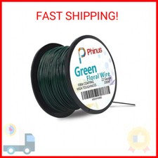 Florist Wire - 110 Yards 22 Gauge Green Flexible Paddle Wire for Crafts, Christm