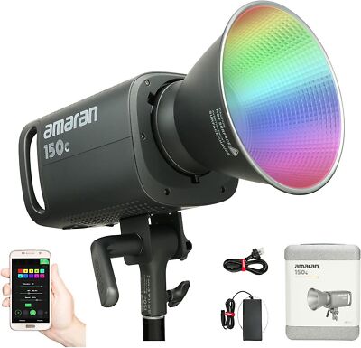 Aputure Amaran 150c 150W RGBWW COB LED Video Light Photography