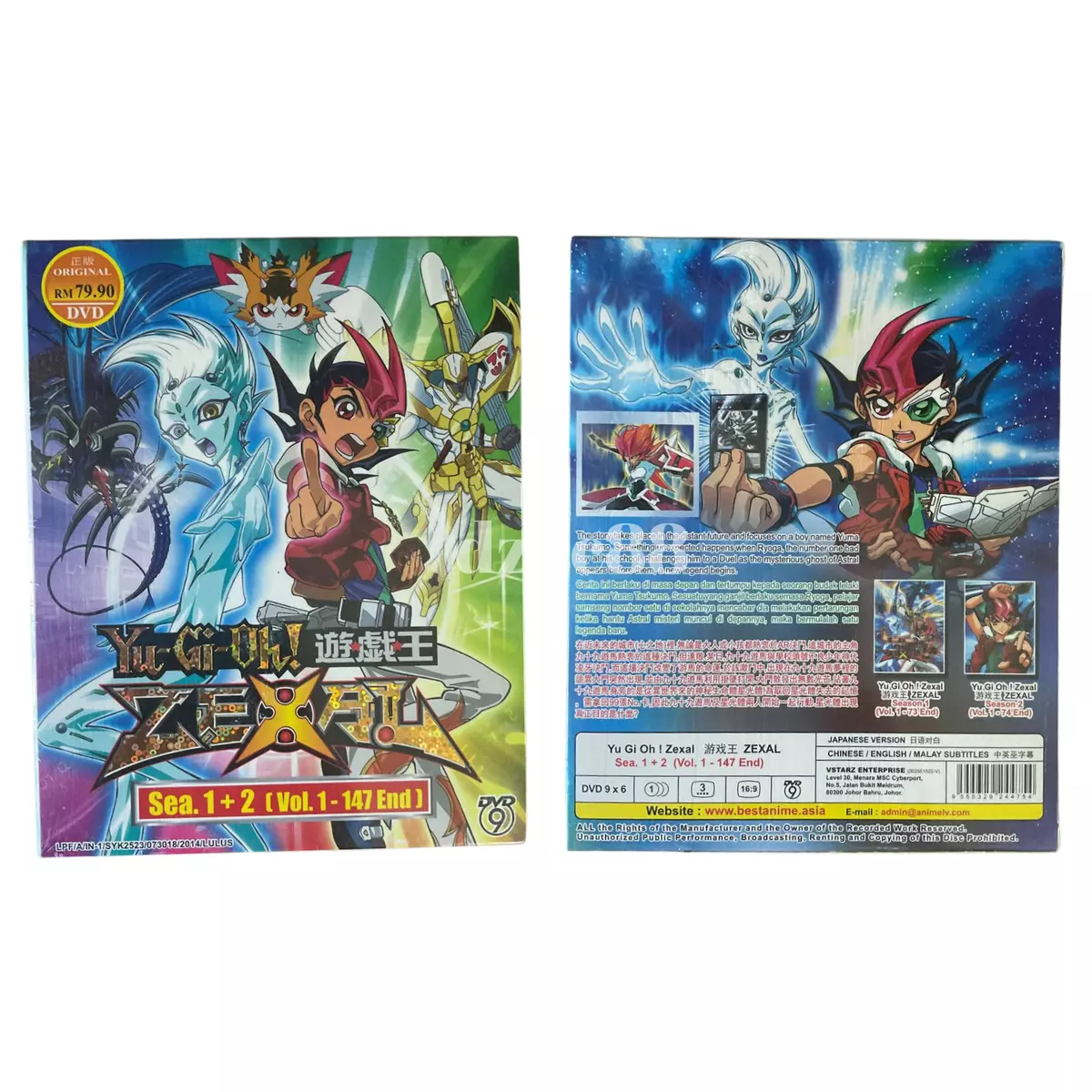 Yu Gi Oh! Zexal (Season 1+2 End) English Sub _ DVD Anime All Region