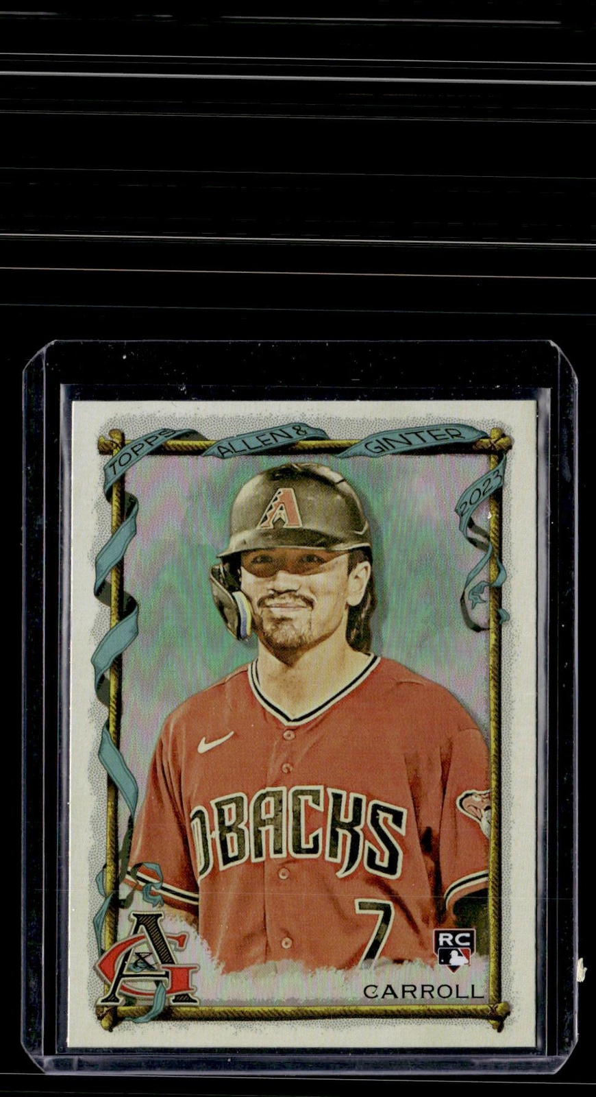 2023 Topps Allen & Ginter #11 Corbin Carroll Silver Portrait card