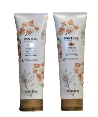 Pantene Pro-V Complete Curl Care Conditioner with Jojoba Oil 8oz ea (2 Tubes)