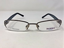 National by Marcolin Eyeglasses Frame REAGAN Col.048 51-18-135 Brown/Navy WS83