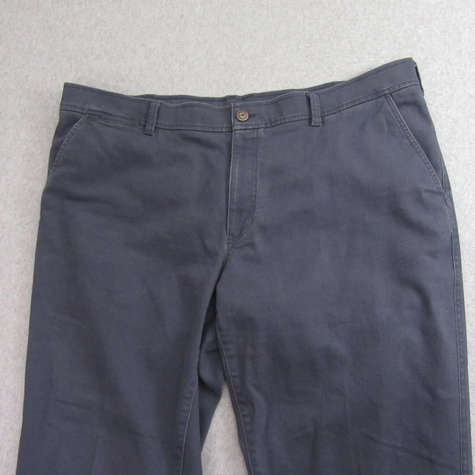 LL Bean Mens Standard Fit Jeans 44 x 32 Black Stretch Adjustable Waist - Image 2 of 4