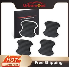 4pcs Sticker Carbon Fiber Anti-scratches Car Door Cup Protector Non-marking 4pcs Sticker Carbon Fiber Anti-scratches Car Door Cup Protector Non-marking