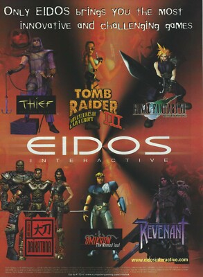 Eidos Interactive Multi Game Promo Print Ad/Poster Art PC Big Box (C)