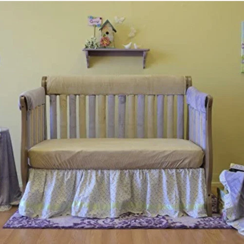 Lilac crib skirt top