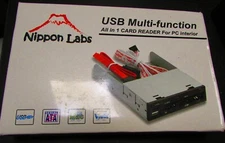 Nippon Labs All In 1 USB eSATA  Internal Card Reader NEW
