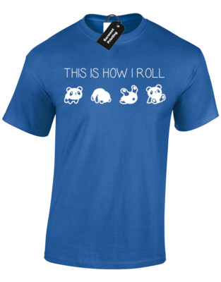 This Is How I Panda Roll Joke Cute Animal Fashion Fun Unisex T-Shirt
