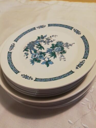 Set 12 J&G Meakin Studio SUMATRA Dinner & Lunch Dessert Plates Floral - Picture 2 of 4