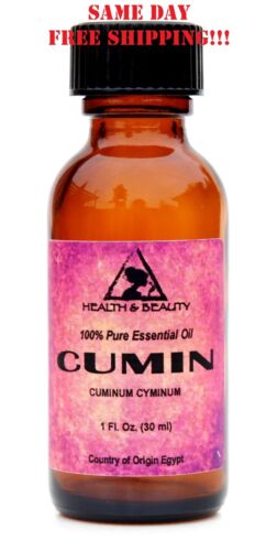 CUMIN ESSENTIAL OIL by H&B Oils Center AROMATHERAPY GLASS BOTTLE 1 OZ, 30 ml - Picture 8 of 12
