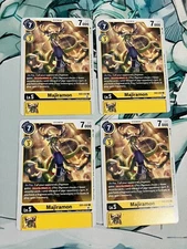 4x Majiramon EX3-032 C (Playset) Digimon CCG | Draconic Roar Near Mint