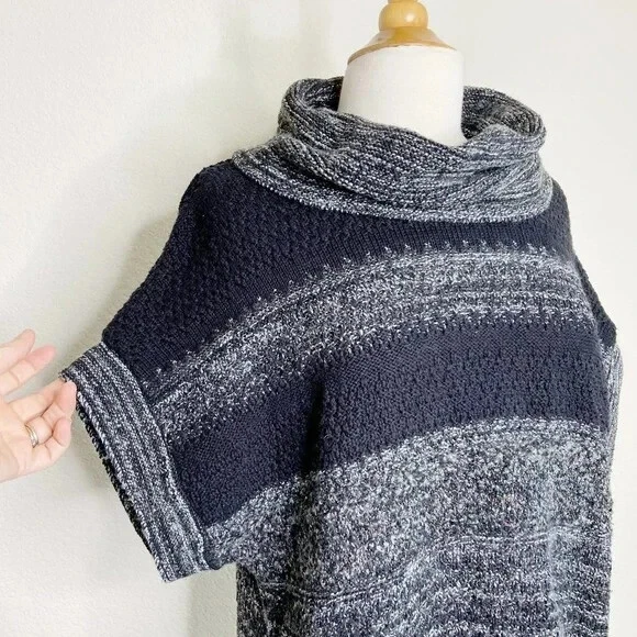 Suéter Coldwater Creek Cuello Capucha Manga Corta S Foto 3 de 4