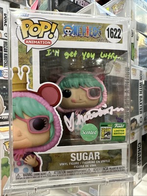 Funko Pop! One Piece - Sugar #1622 SDCC Scented LE Signed JSA  COA