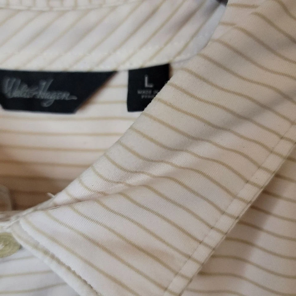 Camiseta polo listrada Walter Hagen tamanho grande - Imagem 3 de 4