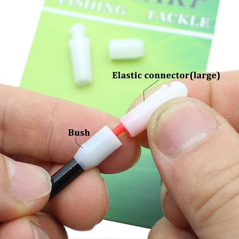 5pcs Carp Fishing Pole Elastic Connectors Pole Tip Bushes